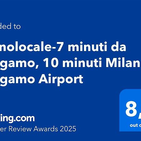 Monolocale-7 Minuti Da Bergamo, 10 Minuti Milan Bergamo Airport Apartment Gorle ภายนอก รูปภาพ